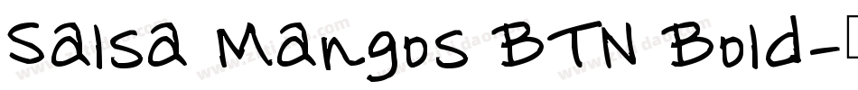 Salsa Mangos BTN Bold字体转换